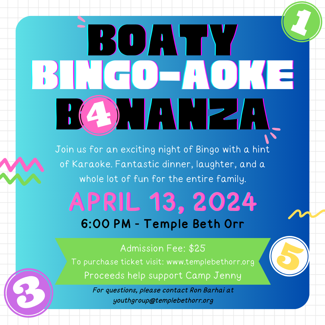 Come to our Bingo-AOKE event on April 13!